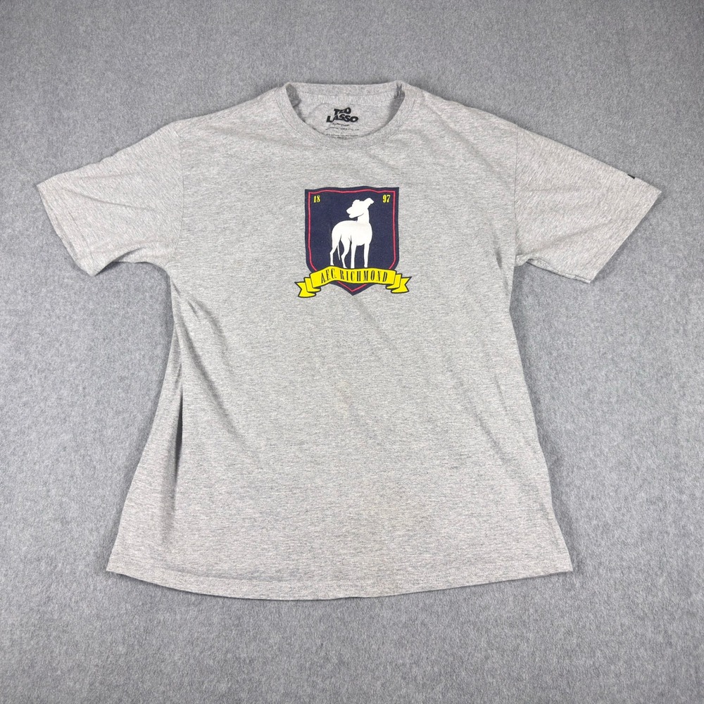 Ted Lasso Shirt Mens Large Gray AFC‎ Richmond Short Sleeve Tee